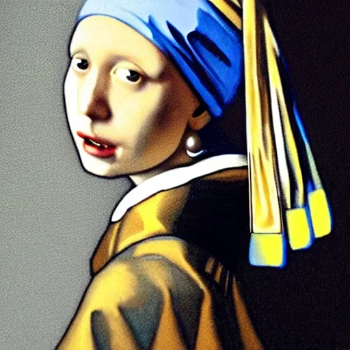 Prompt: “an ear with a pearl earring on the lobe and a leaf helix piercing, melancholy”