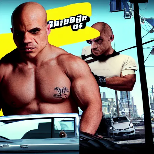 Image similar to tyler1 as a GTA style character on a loading screen, 4k, high detail, high-resolution photograph, professional photography, ultra-detail