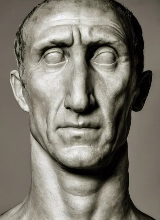 Image similar to a full portrait photo of julius caesar, f / 2 2, 3 5 mm, 2 7 0 0 k, lighting, perfect faces, award winning photography.