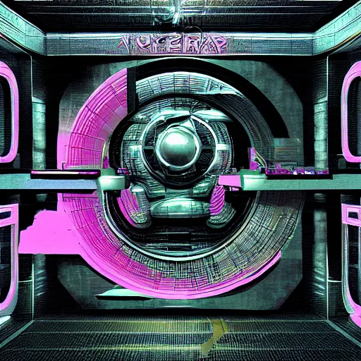 Image similar to album cover 3 d art cyberpunk abstract