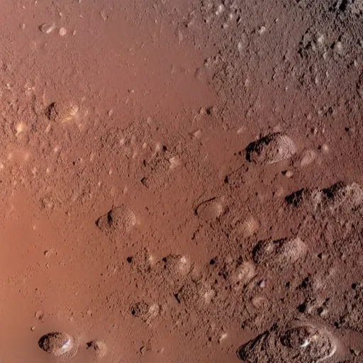 Image similar to a red river on mars.