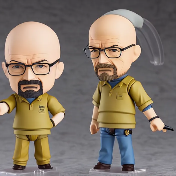 Image similar to walter white, an anime nendoroid of walter white, figurine, detailed product photo