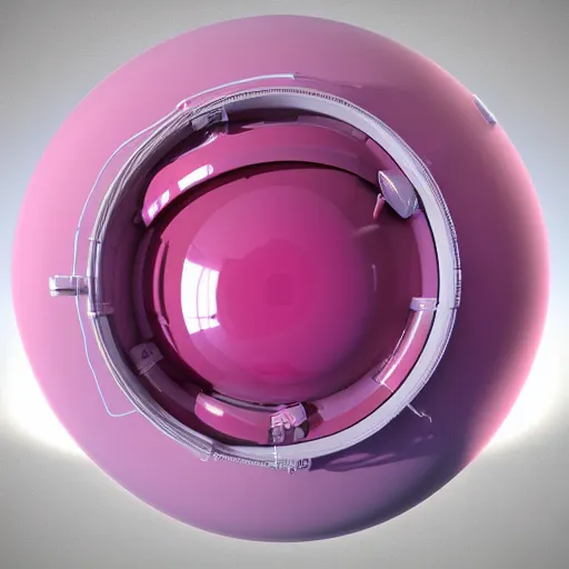 Prompt: Spherical Vat filled with Pink Diapers, mechanical, tubing, fantasy, digital art, trending on artstation, 4k, ultra detailed