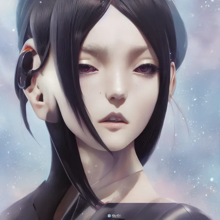 Image similar to symmetrical gorgeous anime girl cyborg - by tom bagshaw, by ilya kuvshinov, rtx rendering, octane render 1 2 8 k, maya, extreme high intricate details by wlop, digital anime art by ross tran, medium shot, close up shot, composition by sana takeda, dramatic lighting by greg rutkowski, 8 k, trending on artstation