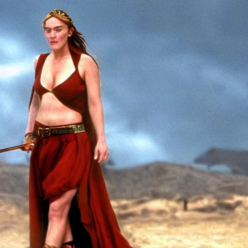 Image similar to kate winslet in the film gladiator