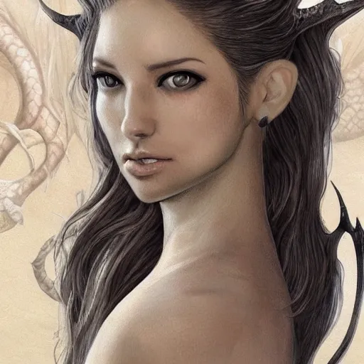 Image similar to portrait of the dragon queen by artgerm, Dragon in dragon lair, HD, full body dragon concept, flying dragon, Human body with dragon features, beautiful queen, perfect face, fantasy, intricate, elegant, highly detailed, digital painting, artstation, concept art, smooth, sharp focus, illustration, ray tracing, 4k realistic 3d rendered portrait, soft shading, soft colors, relaxed colors, hyperdetailed, wide angle lens, fantasy, futuristic horror, armor style of giger