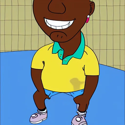 Image similar to tyler the creator in the style of family guy