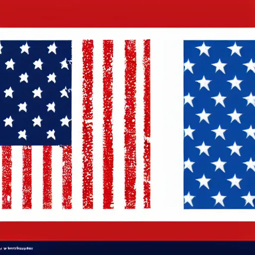 Image similar to rejected versions of the american flag