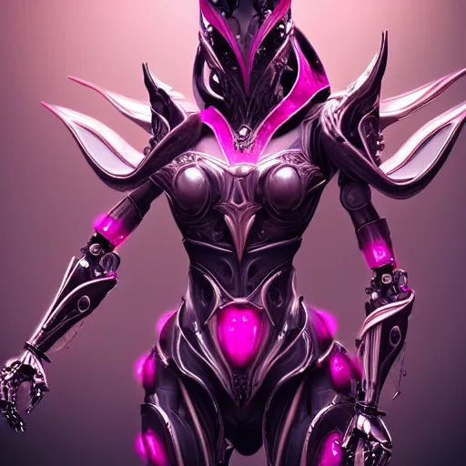 Image similar to highly detailed exquisite fanart, of a beautiful female warframe, but as a robot dragon, shiny silver armor with fuschia accents, engraved, elegant pose, close-up shot, epic cinematic shot, sharp claws for hands, professional digital art, high end digital art, singular, realistic, captura, DeviantArt, artstation, Furaffinity, 8k HD render