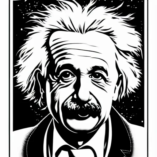 Prompt: portrait of albert einstein by laurie greasley, cg society, extra detailed