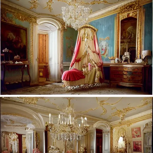 Image similar to !dream The scene is set in a grandiose nursery, with high ceilings and walls adorned with expensive paintings. The room is filled with the crying of obese babies, who are crawling and playing with toys. In the center of the room is a large, ornate crib, where an obese baby is sleeping peacefully. Nearby, a unfashionable maid is feeding another baby from a ornate bottle. The atmosphere is happy and festive. Photography.