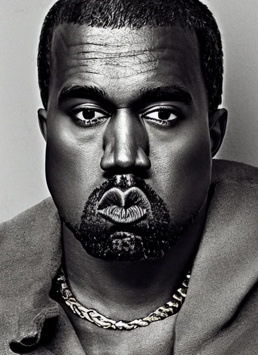 Image similar to kanye west styled by nick knight, annie leibovitz, posing, style, vogue magazine, highly realistic. high resolution. highly detailed. dramatic. 8 k. 4 k.