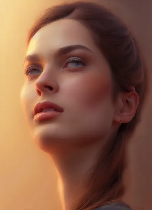 Image similar to portrait of a gorgeous young woman in the style of stefan kostic, artstation, concept art, realistic photo, sharp focus, 8k high definition, insanely detailed, intricate, elegant