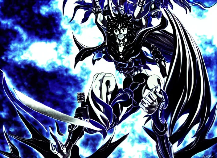 Prompt: shin megami tensei art of a demon called black! volga!!, gaz!!!! car!!!!!!!!!!!!!!!!, art by kazuma kaneko, demonic! compedium!, digital drawing, white background, high quality, highly detailed