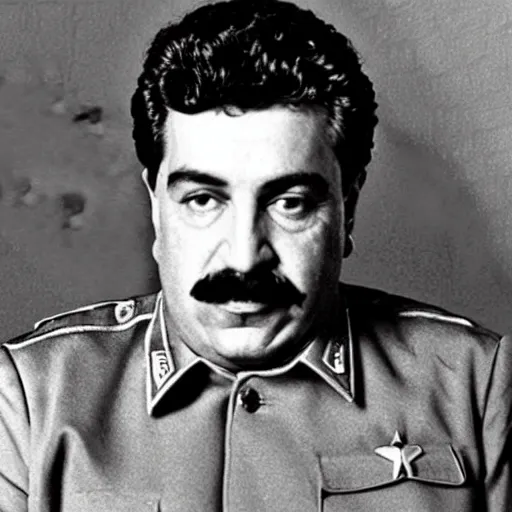 Image similar to Joseph Stalin as Pablo Escobar