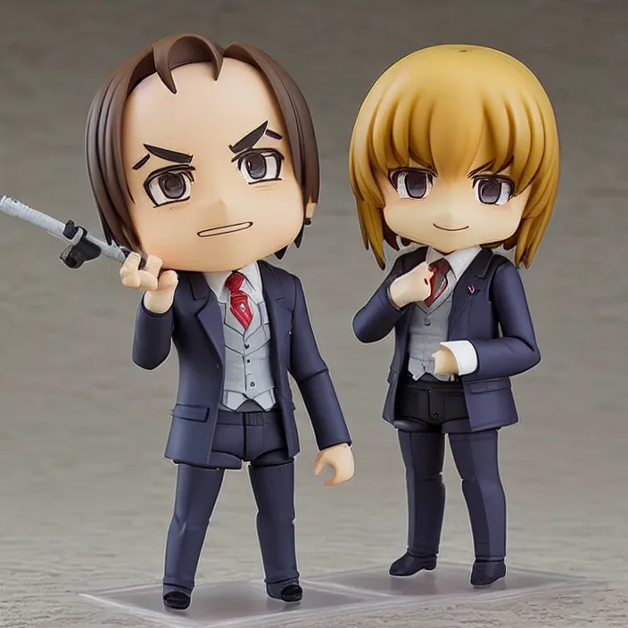 Image similar to Saul Goodman, An anime Nendoroid of Saul Goodman, figurine, detailed product photo