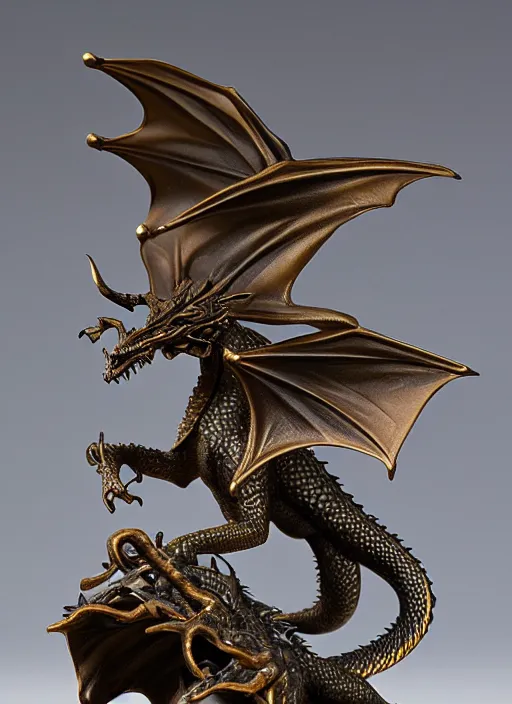 Image similar to 80mm, resin detailed model figure of dragon bronze