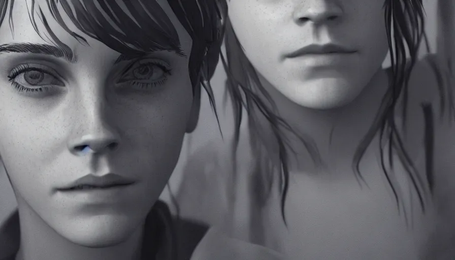 Image similar to Emma Watson in Life Is Strange, hyperdetailed, artstation, cgsociety, 8k