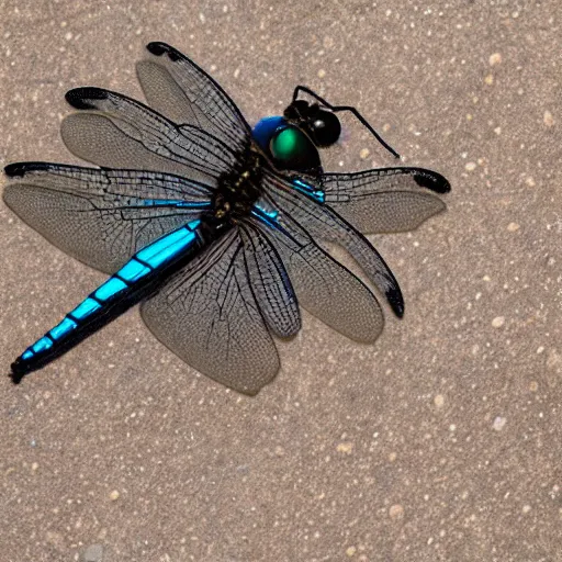 Image similar to jack black dragonfly hybrid, movie still, 8 k