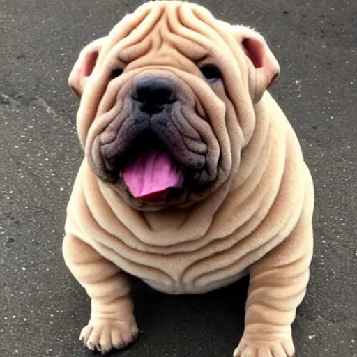 Prompt: sharpay shar pei