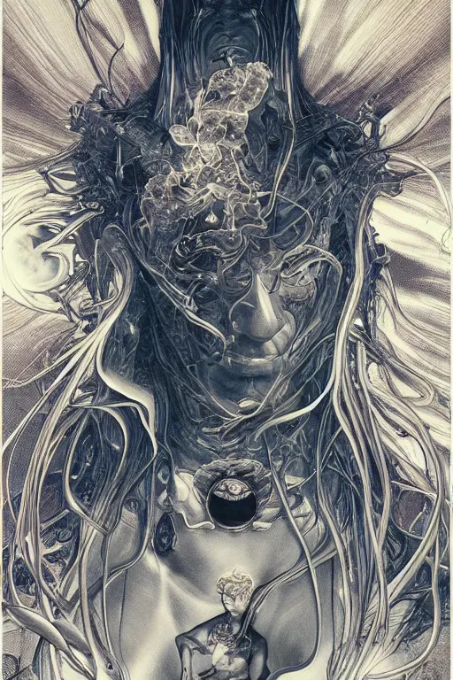 Image similar to adam sandler, by artgerm and yoshitaka amano and moebius and hr giger and zdislaw beksinski and alphonse mucha, hyperdetailed, symmetry, glamour, surreal, dc comics, ornate, stunning, nebula, explosions in the sky, trending on artstation