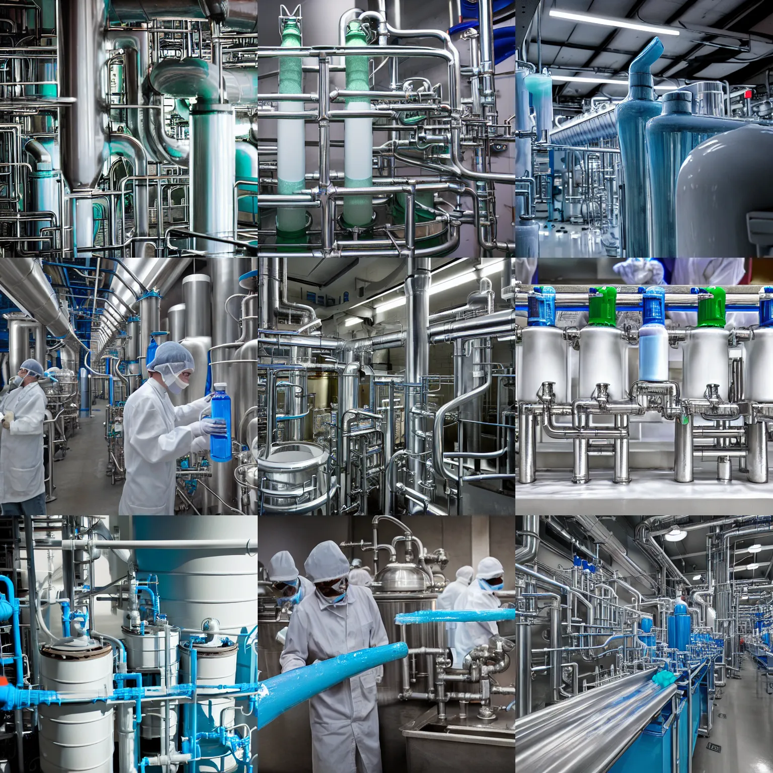 Prompt: toothpaste refinery, high definition photograph, documentary still, 4k HD