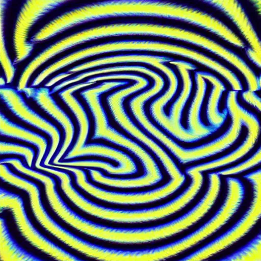 Image similar to psychedelic hypnotic optical illusion that helps people think