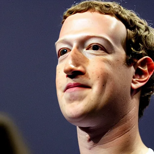 Prompt: mark zuckerberg becoming one with the metaverse