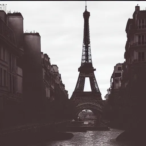 Prompt: The city of Paris, filled with rusted Eiffel towers, nostalgic feeling, sepia, beautiful landscape, intense lighting, 8k, trending on artstation