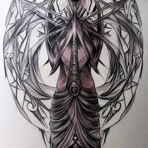 Prompt: mistborn feruchemy tattoo design, detailed and beautiful, by dmitriy samohin