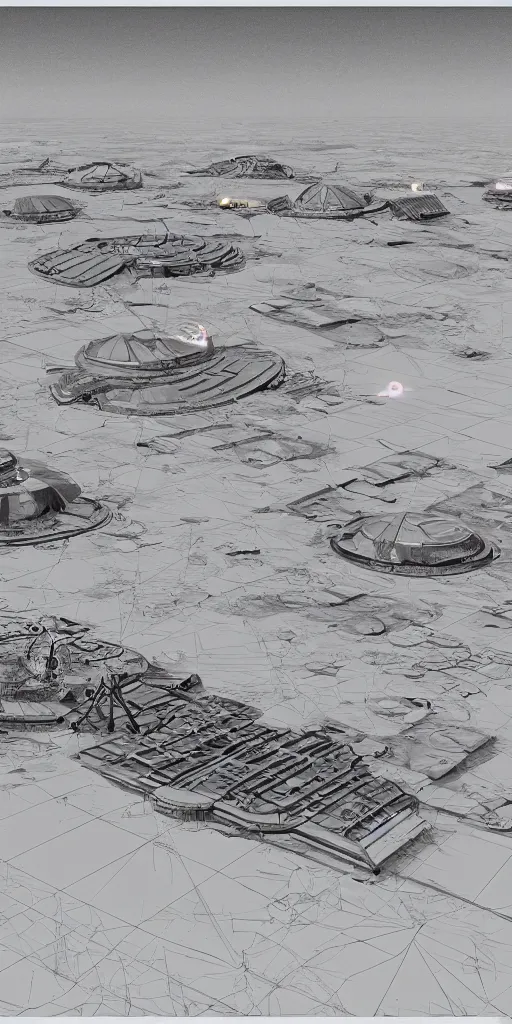 Image similar to mars base, architectural planning, future technology, high detail, 8 k, sketch.