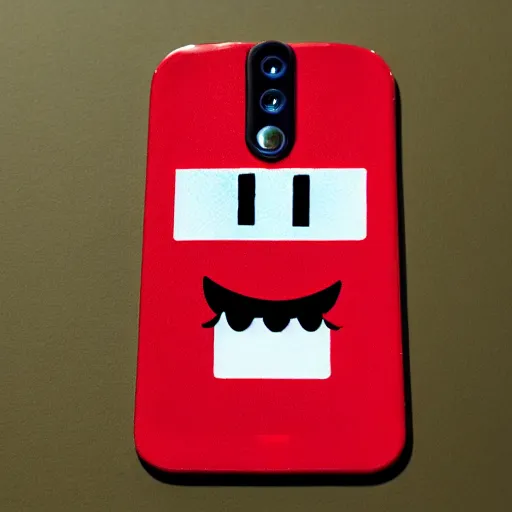 Prompt: Mario as a phone