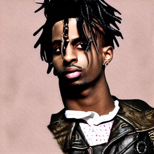 Image similar to playboi carti in steampunk style digital art 4 k the detailed super realistic