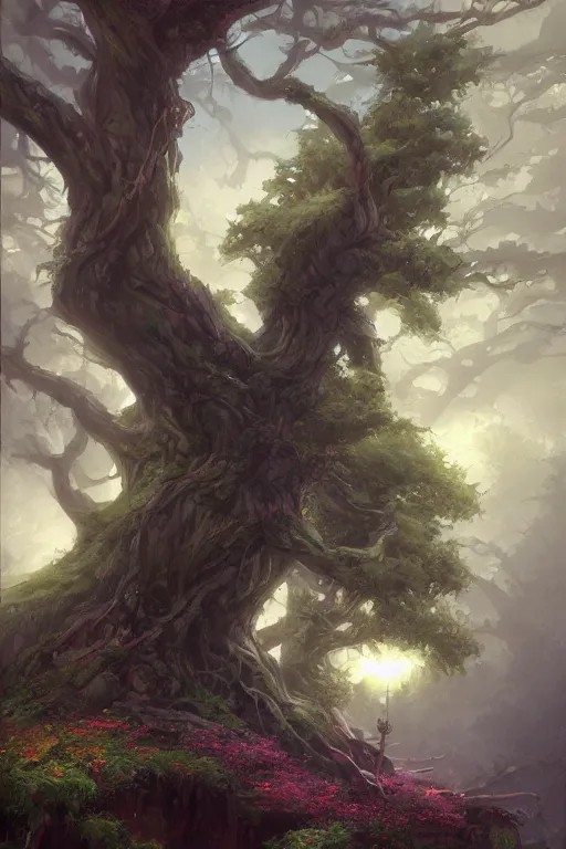 Image similar to The Great Home Tree, by Andreas Rocha