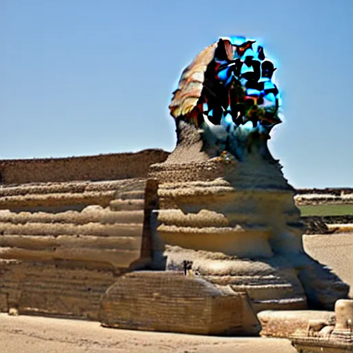 Image similar to the sphinx