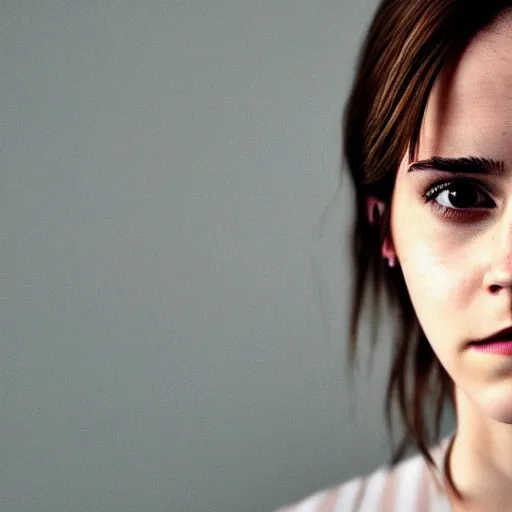 Image similar to emma watson, half japanese, portrait, close up, shallow depth of field, award winning,