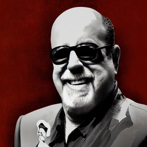 Image similar to billy joel digital art