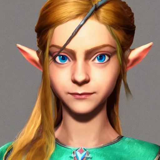 Image similar to realistic zelda