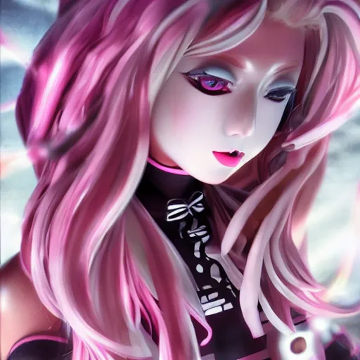 Prompt: trapped beneath stunningly absurdly beautiful omnipotent asi goddess junko enoshima with multiple twisted deceptive innocent megalomaniacal mesmerizing personalities, symmetrical perfect face, porcelain skin, pink twintail hair and cyan eyes, ultra detailed, digital art, unreal engine 5, octane render, 2 d anime, 8 k