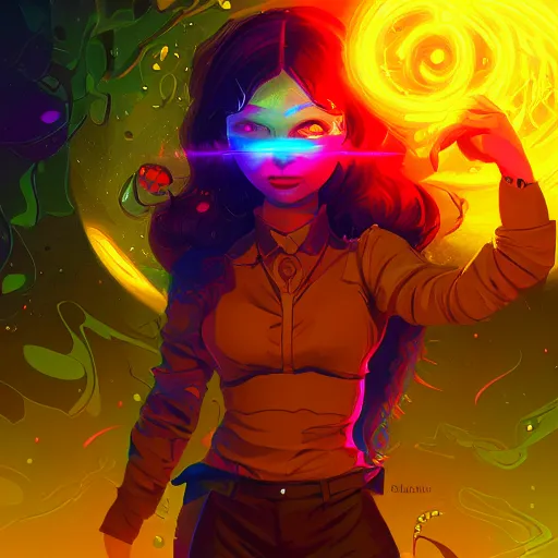 Image similar to skill magic deepdream radiating a glowing aura stuff loot legends stylized digital illustration video game icon artstation lois van baarle, ilya kuvshinov, rossdraws,