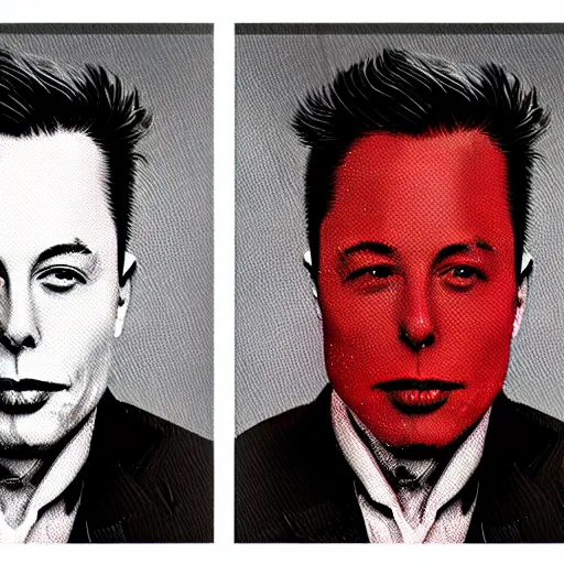 Image similar to elon musk as a musketer, digital art