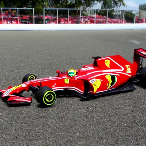 Image similar to hot wheels, formula 1, ferrari