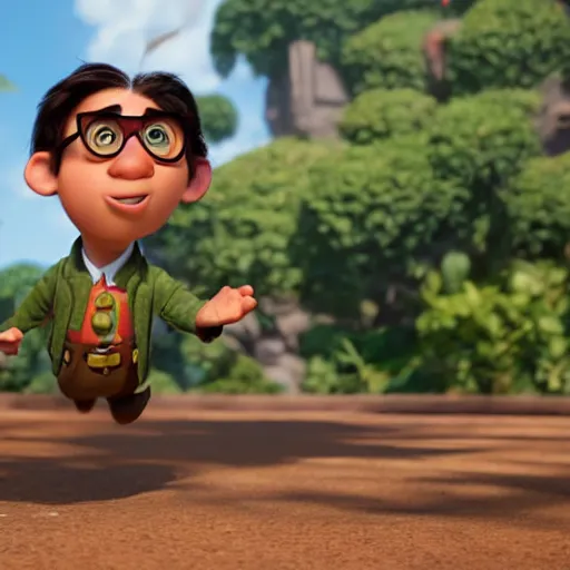 Image similar to ben stiller as a pixar disney character from up ( 2 0 0 9 ), unreal engine, octane render, 3 d render, photorealistic