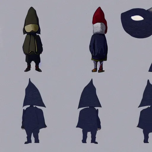 Image similar to little nightmares anesthetic character design