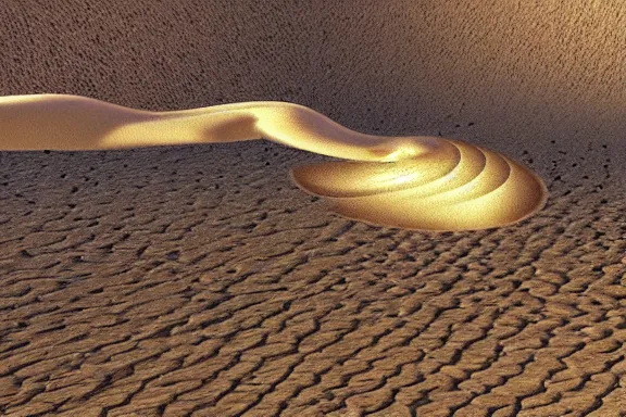 Prompt: “ very very intricate photorealistic photo of an eldritch horror flying over the desert, detailed natural lighting, award - winning crisp details ”