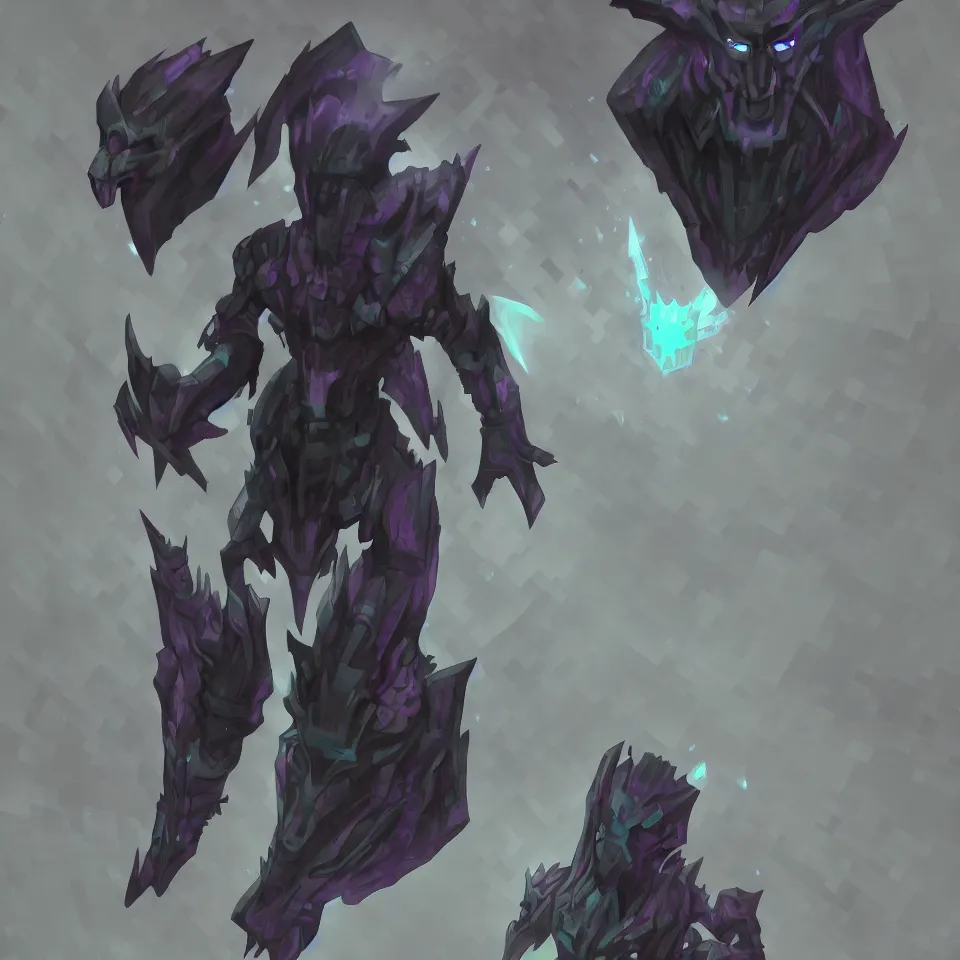 Prompt: minecraft deep dark warden in amongus spaceship digital painting, hyper concept art, smooth, crisp sharp focus, simple draft aaa unreal artstation