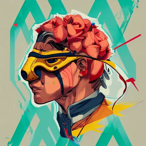 Prompt: Street Fighter 2 Vega Claw profile picture by Sachin Teng, asymmetrical, Organic Painting , Adidas, Impressive, Award Winning, Claw, Vega Mask, Violent, Dark, Roses, Snake, Powerful, geometric shapes, hard edges, energetic, intricate background, graffiti, street art:2 by Sachin Teng:4