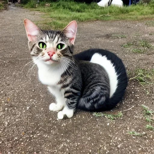 Prompt: photo of an alien-cat