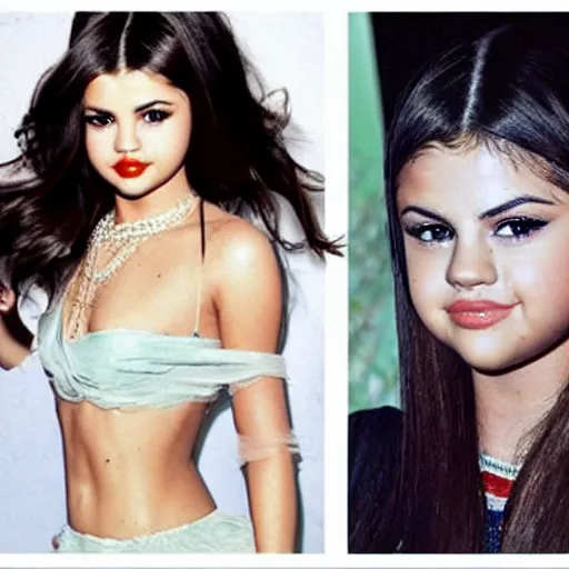 Image similar to sardine and selena gomez hybrid, photograph