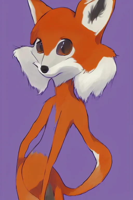 Image similar to an anthropomorphic fox, fursona!!!! trending on furaffinity, by kawacy, trending on artstation